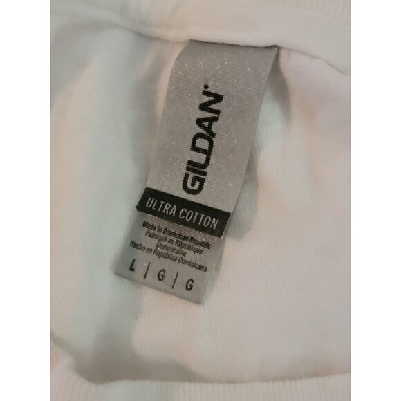 Pizza My Heart Monterey T-Shirt Large Gildan Ultra Cotton - Picture 3 of 3